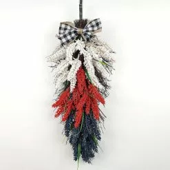 Unbranded American Floral Branch Wreath Yard Home Garden-large Veteran's Day Patriotic Wreath Bows -Piha myymälä 640865301 max 1