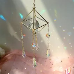 Unbranded Crystal Wind Chime Pendant Beautiful Chandelier Home Garden Window Decoration 7 Unbranded Crystal Wind Chime Pendant Beautiful Chandelier Home Garden Window Decoration -Piha myymälä 641077839 max