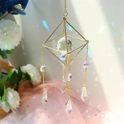 Unbranded Crystal Wind Chime Pendant Beautiful Chandelier Home Garden Window Decoration 8 Unbranded Crystal Wind Chime Pendant Beautiful Chandelier Home Garden Window Decoration -Piha myymälä 641077869 max