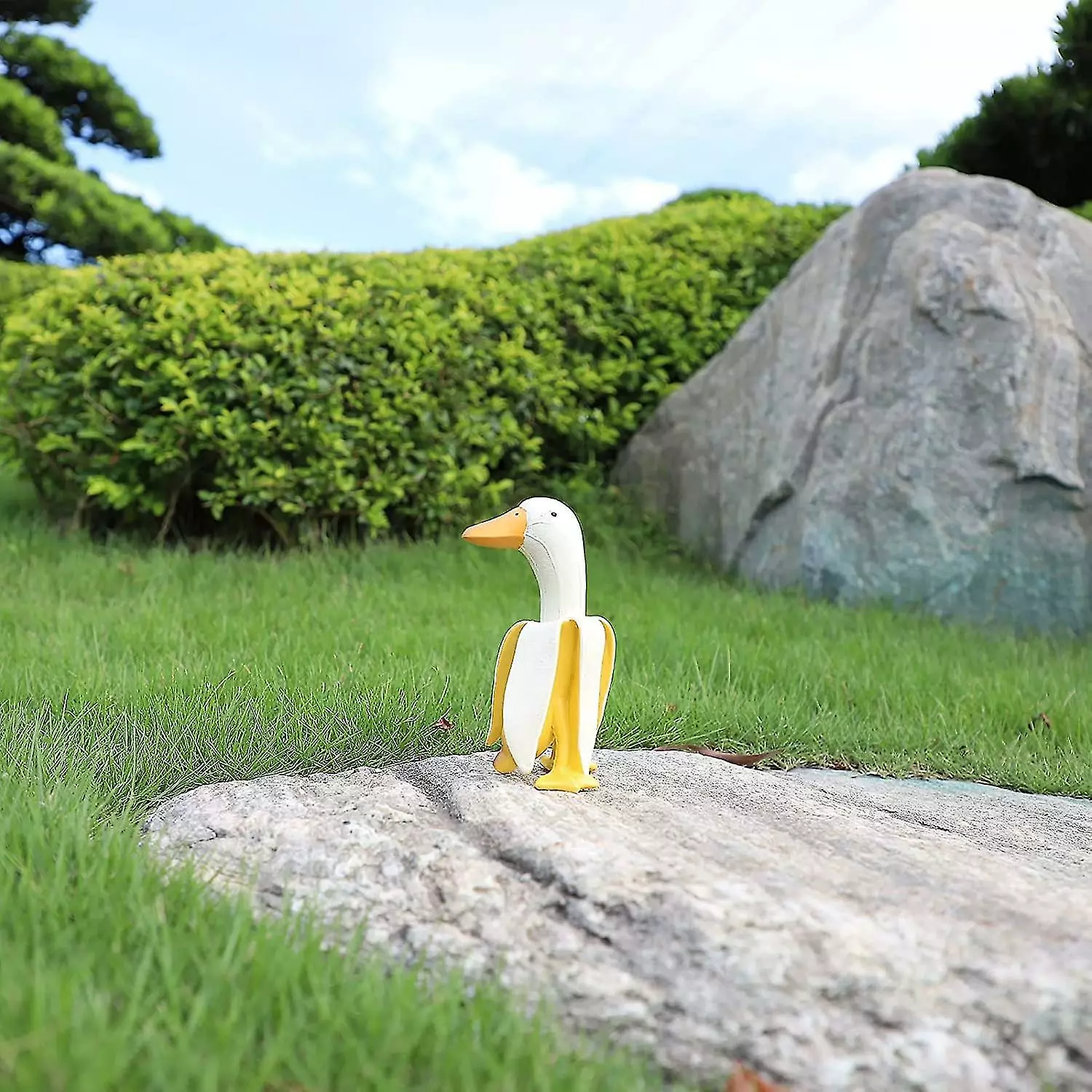Garden Decor Statues Figurines Ornaments, Creative Resin Banana Duck Garden Gnomes, Personalized Duck Statues For Home, Patio, Lawn, Yard, Office, Out 7 Garden Decor Statues Figurines Ornaments, Creative Resin Banana Duck Garden Gnomes, Personalized Duck Statues For Home, Patio, Lawn, Yard, Office, Out - Image 5