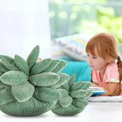 Kensty 3d Succulents Cactus Pillow, Cute Succulents, For Garden Or Green Lovers Baby Green Plant Throw Pillows,25cm -Piha myymälä 641530437 max 1