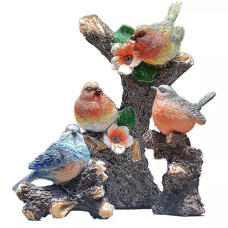 Unbranded Resin Birds View Garden Statue Outdoor Ornaments Decoration For Yard Lawn Porch 3 Unbranded Resin Birds View Garden Statue Outdoor Ornaments Decoration For Yard Lawn Porch