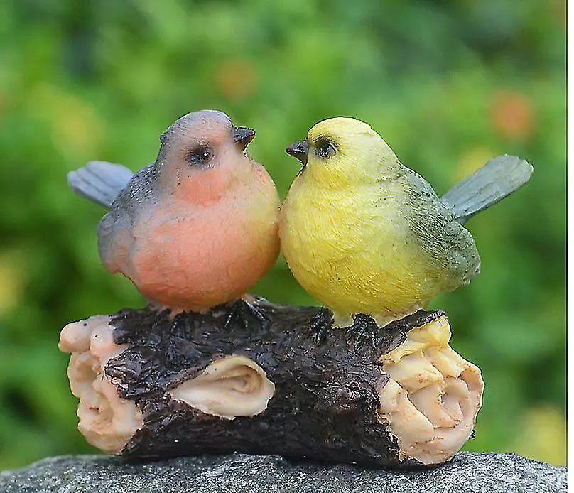 Unbranded Resin Birds View Garden Statue Outdoor Ornaments Decoration For Yard Lawn Porch 4 Unbranded Resin Birds View Garden Statue Outdoor Ornaments Decoration For Yard Lawn Porch - Image 2