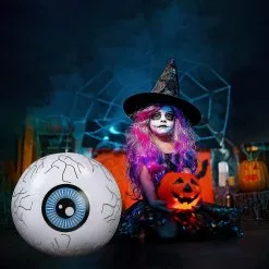 Unbranded Inflatable Eyeball Halloween Theme Eyeball Halloween Party Decoration For Scary Haunted House Props Indoor Outdoor Courtyard Shopping Mall Tree Garden -Piha myymälä 643211370 max