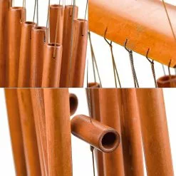 Unbranded Bamboo Wind Chime Wooden Wind Chime Bamboo Wind Chime Outdoor For Indoor Outdoor Garden Patio -Piha myymälä 643223680 max