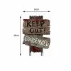 Unbranded 3pcs Halloween Garden Signs Outdoor Decorations Halloween Props Sidewalk Lawn Yard Diy Warning Sign Event Party Props