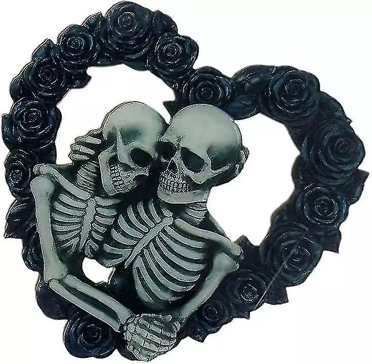 Unbranded Skeleton Wreath, Halloween Decoration Skull Door Wreath Garden Horror Figures Creepy Skeleton Outdoor Party Indoor Hanging, Reusable Wall Hanging For 4 Unbranded Skeleton Wreath, Halloween Decoration Skull Door Wreath Garden Horror Figures Creepy Skeleton Outdoor Party Indoor Hanging, Reusable Wall Hanging For - Image 2