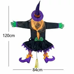 Unbranded Halloween Party Witch Hits The Tree Garden Decoration Porch Witch Doll Hugs Tree Ghost Festival Props Arrangement Tree Climber -Piha myymälä 643251800 max