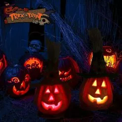 Unbranded Halloween Foam Pumpkin Lantern Pumpkin Flashing Lantern Light Up Decoration Haunted House Decorative Props Garden Decor Halloween Party Supplies2pcso -Piha myymälä 643264384 max