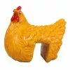 Statues Resin Rooster Desktop Decor Garden Statue Chicken Yard Decor - Yellow -Piha myymälä 643378851 max