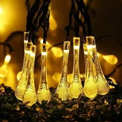 Unbranded 6.5 Meters 30 Led Solar Powered Outdoor Led String Lights 8 Modes Decorative For Garden Patio Home -Piha myymälä 643396699 max