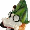 Unbranded Solar Light Statue Resin Gnome Crafts Ornaments Garden Decoration Gnome Reading Resin Crafts Ornamen -Piha myymälä 643397840 max