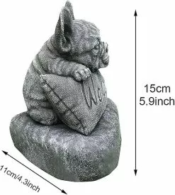 Unbranded Bulldog Resin Statue, Animal French Bulldog Decorative Statue Sculpture, Garden Decoration 8 Unbranded Bulldog Resin Statue, Animal French Bulldog Decorative Statue Sculpture, Garden Decoration -Piha myymälä 643401578 max