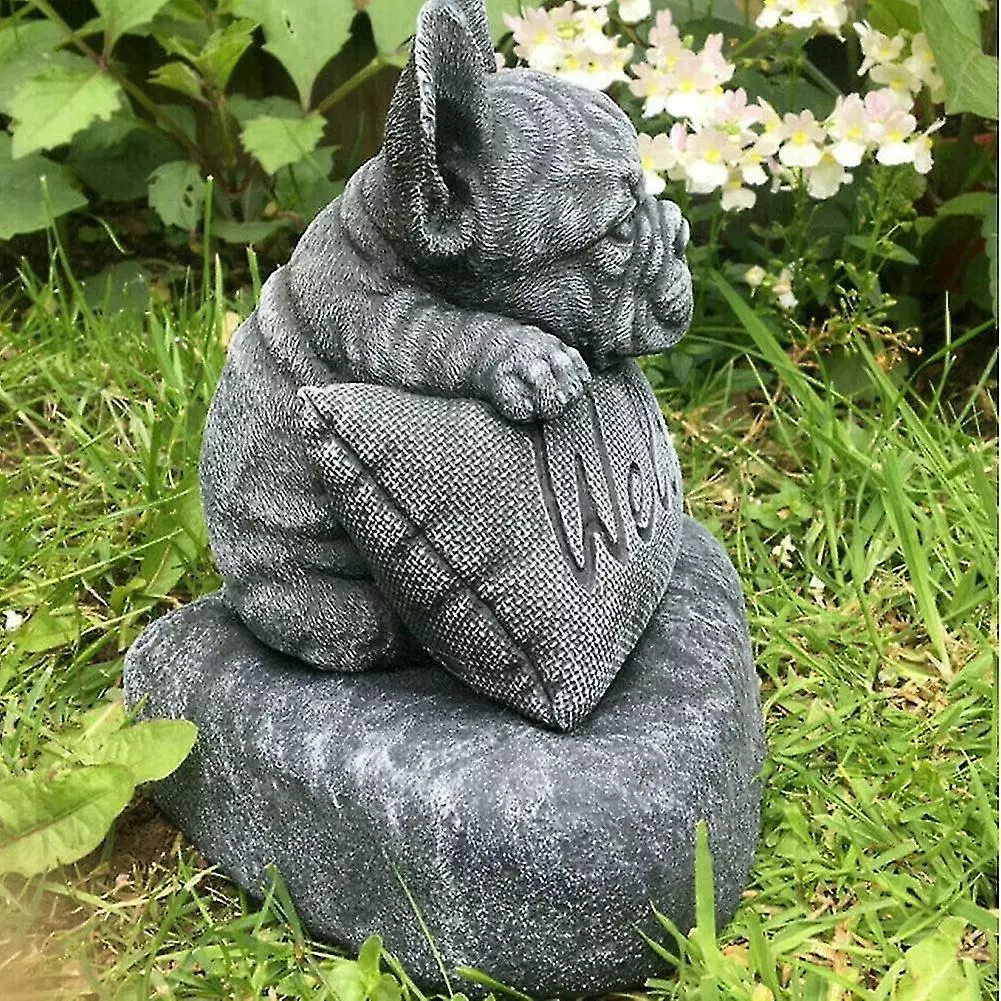 Unbranded Bulldog Resin Statue, Animal French Bulldog Decorative Statue Sculpture, Garden Decoration 6 Unbranded Bulldog Resin Statue, Animal French Bulldog Decorative Statue Sculpture, Garden Decoration - Image 4