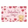 Unbranded Valentine's Day Pink Banner Lightweight Innovative Party Backdrop For Home Garden Party Decoration