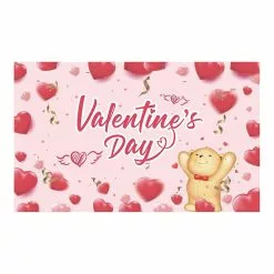 Unbranded Valentine's Day Pink Banner Lightweight Innovative Party Backdrop For Home Garden Party Decoration