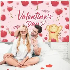Unbranded Valentine's Day Pink Banner Lightweight Innovative Party Backdrop For Home Garden Party Decoration -Piha myymälä 643971020 max