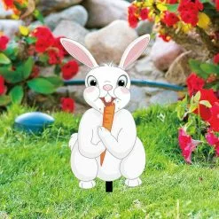 Unbranded Bunny Eating A Carrot Easter Yard Sign Easy To Install Fadeless Bunny Yard Signs For Porch Yard And Garden 9 Unbranded Bunny Eating A Carrot Easter Yard Sign Easy To Install Fadeless Bunny Yard Signs For Porch Yard And Garden -Piha myymälä 643976172 max