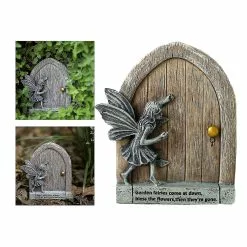 Unbranded Miniature Fairy Garden Door With Fairies Sculpture, Trees Outdoor Wall Miniature Fairy Garden Outdoor Decor 11 Unbranded Miniature Fairy Garden Door With Fairies Sculpture, Trees Outdoor Wall Miniature Fairy Garden Outdoor Decor -Piha myymälä 647370734 max