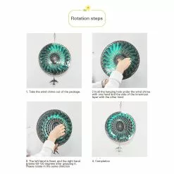 Unbranded Colorful 3D Wind Spinner Airplane Stainless Steel Wind Chime For Garden 11 Unbranded Colorful 3D Wind Spinner Airplane Stainless Steel Wind Chime For Garden -Piha myymälä 665528451 max