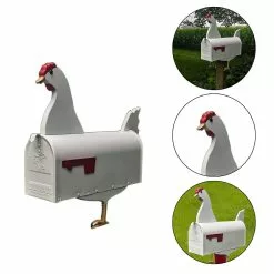 Unbranded Unique Horse Cow Chicken Mailbox,funny Animals Post Box,handmade Custom Weatherproof Mailbox Sculptures,personalized Design Mailbox For Farm Garden Ya -Piha myymälä 666655838 max