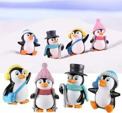 Unbranded Set Of 8 Mini Resin Ornamental Miniature Penguin Figurines For Bonsai, Mini Garden Decoration, Keychain 11 Unbranded Set Of 8 Mini Resin Ornamental Miniature Penguin Figurines For Bonsai, Mini Garden Decoration, Keychain -Piha myymälä 669050876 max 2