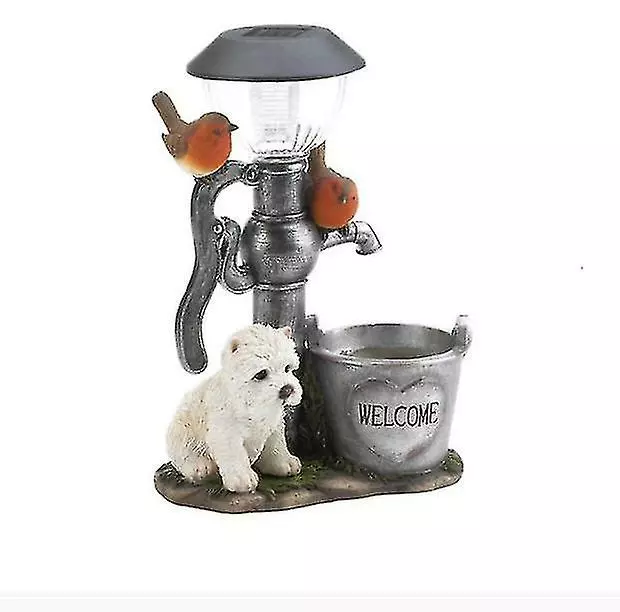 Unbranded Solar Garden Rabbit Squirrel Puppy Garden Garden Elf Decoration(color:dog) 3 Unbranded Solar Garden Rabbit Squirrel Puppy Garden Garden Elf Decoration(color:dog)