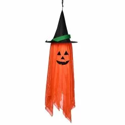 Unbranded Pumpkin Wizard Hat Halloween Decoration Hanging Pumpkin Ornament Home Garden Party Indoor