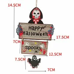 Unbranded Halloween Hanging Tag, Wooden Plaque Pendant For Home Door Garden Decoration 5 Unbranded Halloween Hanging Tag, Wooden Plaque Pendant For Home Door Garden Decoration -Piha myymälä 675710240 max