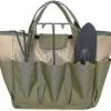 Unbranded Tool Bag Gardening Tote Bag Outdoor Multi Pocket Garden Tool Kit Organizer Bag Compact Hand Tool Gardeners Storage Bag (cream)