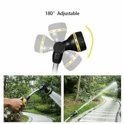 Unbranded High Pressure Washer 180 Adjustable Garden Water Gun Variable Flow Controls Hose Nozzle Car Wash Watering Cleaning Tools -Piha myymälä 718230603 max
