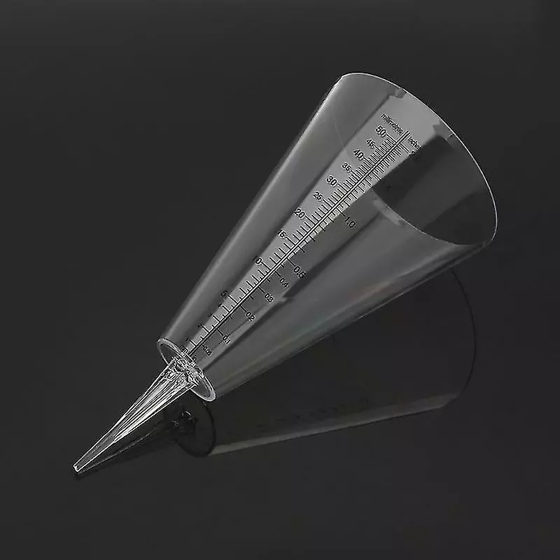 Unbranded Outdoor Clear Plastic Conical Rain Gauge Home Garden Diy Craft Professional Tool 5 Unbranded Outdoor Clear Plastic Conical Rain Gauge Home Garden Diy Craft Professional Tool - Image 3