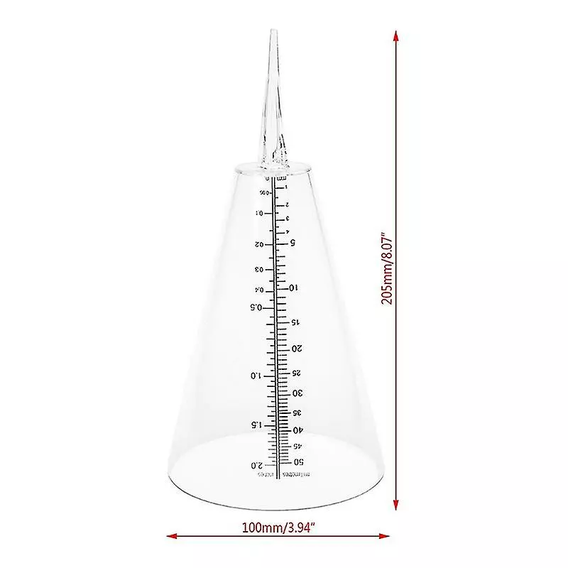 Unbranded Outdoor Clear Plastic Conical Rain Gauge Home Garden Diy Craft Professional Tool 7 Unbranded Outdoor Clear Plastic Conical Rain Gauge Home Garden Diy Craft Professional Tool - Image 5