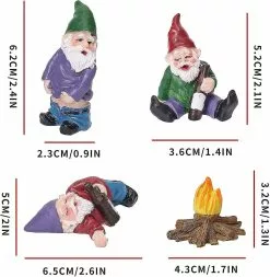 Unbranded 4pcs Fairy Garden Accessories Decorations Collectible Figurines Miniature Gardening -Piha myymälä 718234786 max