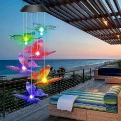 Unbranded Easter Decoration Outdoor Wind Chime For Mothers Gift, Butterfly Solar Led Chime For Birthday Gift Garden Gift, Outdoor Garden Decoration For Balcony 8 Unbranded Easter Decoration Outdoor Wind Chime For Mothers Gift, Butterfly Solar Led Chime For Birthday Gift Garden Gift, Outdoor Garden Decoration For Balcony -Piha myymälä 718241290 max