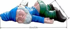 Unbranded Funny Statues Decoration, Creative Dwarf Garden Statue Decoration, Drunk Gnome Resin Sculpture Novelty Gift For Outdoor Indoor Patio Yard Lawn Porch -Piha myymälä 718255607 max