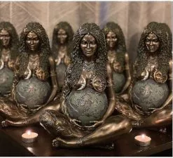 Unbranded Gaia Millennium Gaia Statue Mother Earth Gaia Art Statue Mother Earth Goddess Statue Easter Gift Garden Decorations Outdoor Decoration (copper) -Piha myymälä 760499714 max