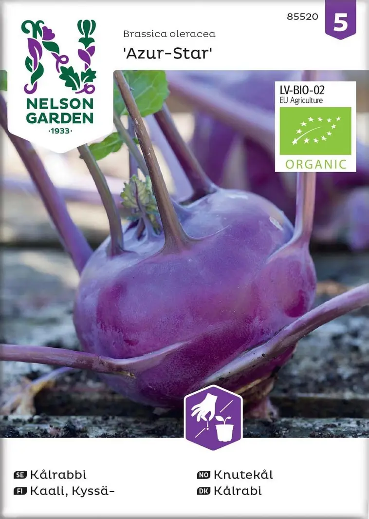 Nelson Garden Siemen Kaali, Kyssä-, Azur-Star, Luomu 3 Nelson Garden Siemen Kaali, Kyssä-, Azur-Star, Luomu