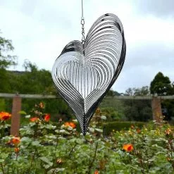 Unbranded Wind Spinner Decor Heart Garden Hanging Ornaments Outdoor Backyard -Piha myymälä 779735024 max