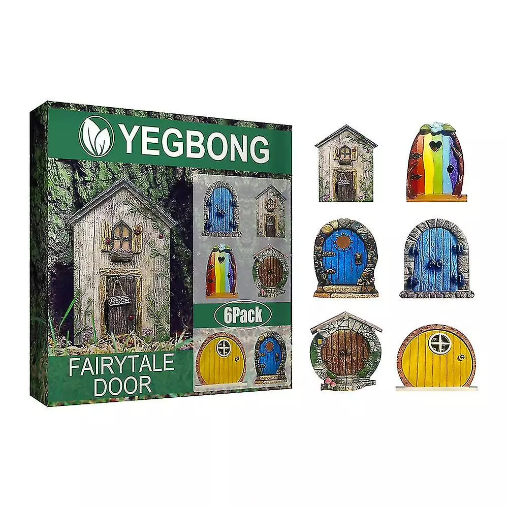 Unbranded 6pcs/set Fairytale Door Miniature Gnome Pixie Fairy Elf Doors Garden Yard Art Decor 3 Unbranded 6pcs/set Fairytale Door Miniature Gnome Pixie Fairy Elf Doors Garden Yard Art Decor