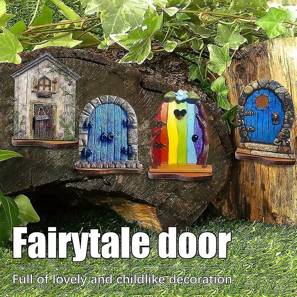 Unbranded 6pcs/set Fairytale Door Miniature Gnome Pixie Fairy Elf Doors Garden Yard Art Decor 5 Unbranded 6pcs/set Fairytale Door Miniature Gnome Pixie Fairy Elf Doors Garden Yard Art Decor - Image 3
