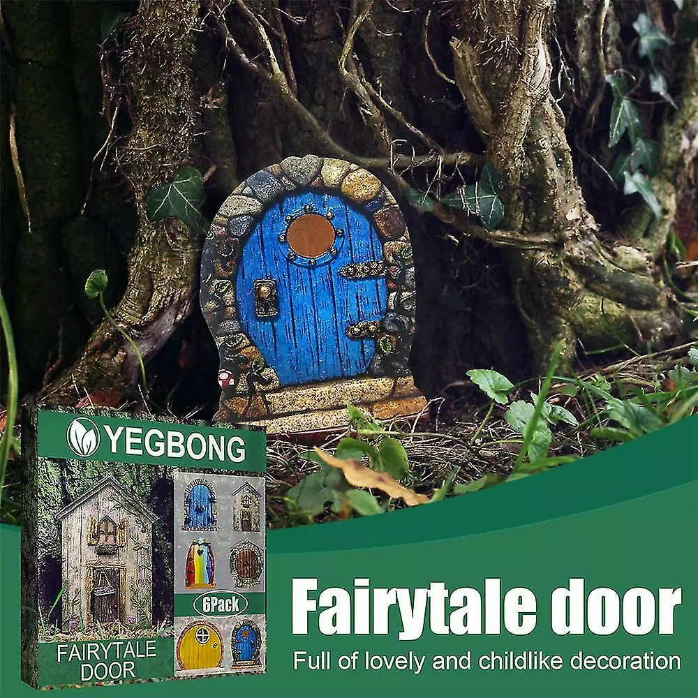 Unbranded 6pcs/set Fairytale Door Miniature Gnome Pixie Fairy Elf Doors Garden Yard Art Decor 7 Unbranded 6pcs/set Fairytale Door Miniature Gnome Pixie Fairy Elf Doors Garden Yard Art Decor - Image 5