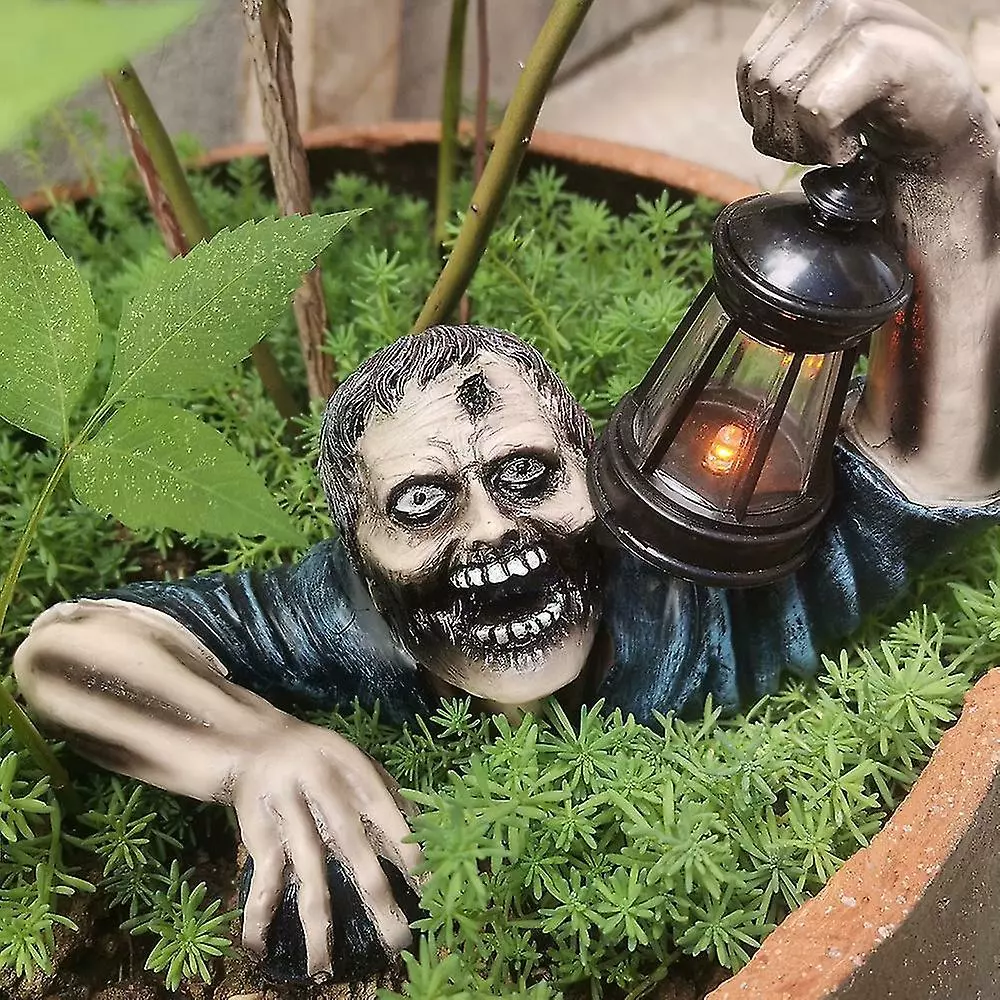 Unbranded Party Garden Decoration Ground Breaking Zombie Skeleton Lantern Props Ornament 4 Unbranded Party Garden Decoration Ground Breaking Zombie Skeleton Lantern Props Ornament - Image 2