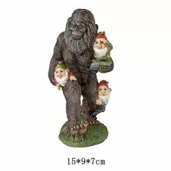Unbranded Gorilla Dwarf Crafts Garden Lawn Home Decor Statue Resin Ornament -Piha myymälä 779778856 max