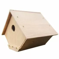 Unbranded Bird House Handmade Polished Burr Free Winter Outdoor Garden Backyard Hummingbird Cage Home Decor Kaesi -Piha myymälä 779799257 max