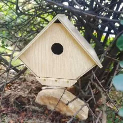 Unbranded Bird House Handmade Polished Burr Free Winter Outdoor Garden Backyard Hummingbird Cage Home Decor Kaesi -Piha myymälä 779799386 max