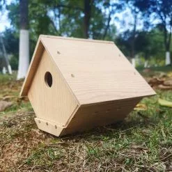 Unbranded Bird House Handmade Polished Burr Free Winter Outdoor Garden Backyard Hummingbird Cage Home Decor Kaesi -Piha myymälä 779799429 max