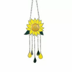 Unbranded Outdoor Hanging Sunflower Suncatcher Wind Chimes Yard Garden Ornament Gifts -Piha myymälä 779832744 max