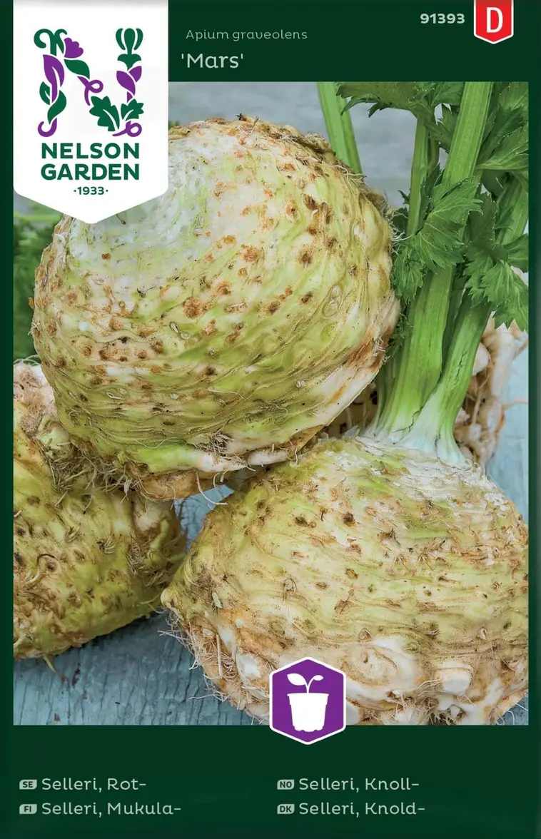 Nelson Garden Siemen Selleri, Mukula-, Mars 3 Nelson Garden Siemen Selleri, Mukula-, Mars