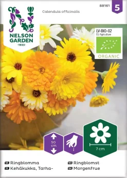 Nelson Garden Siemen Kehäkukka, Tarha-, Väriseos, Luomu